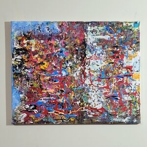Abstract Multicolor Canvas Art